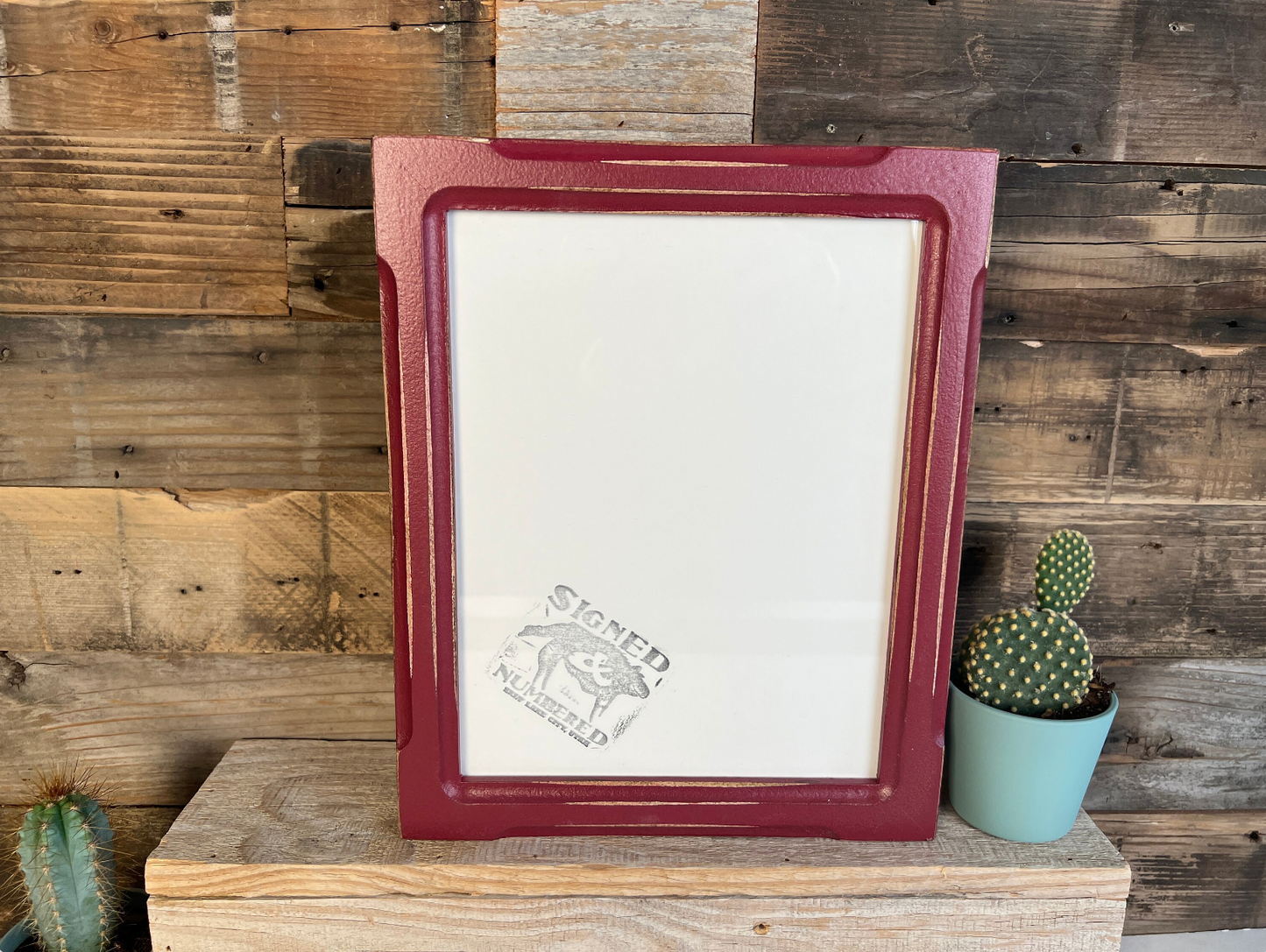 5x10" frame in 1x1 Shallow Bones style - Choose your color - FREE SHIPPING