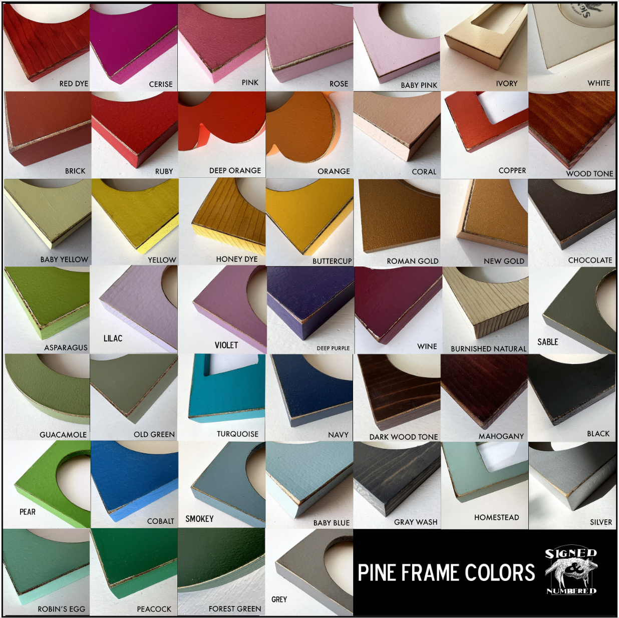 4x6" frame in the Cloud style - Choose your color - FREE SHIPPING