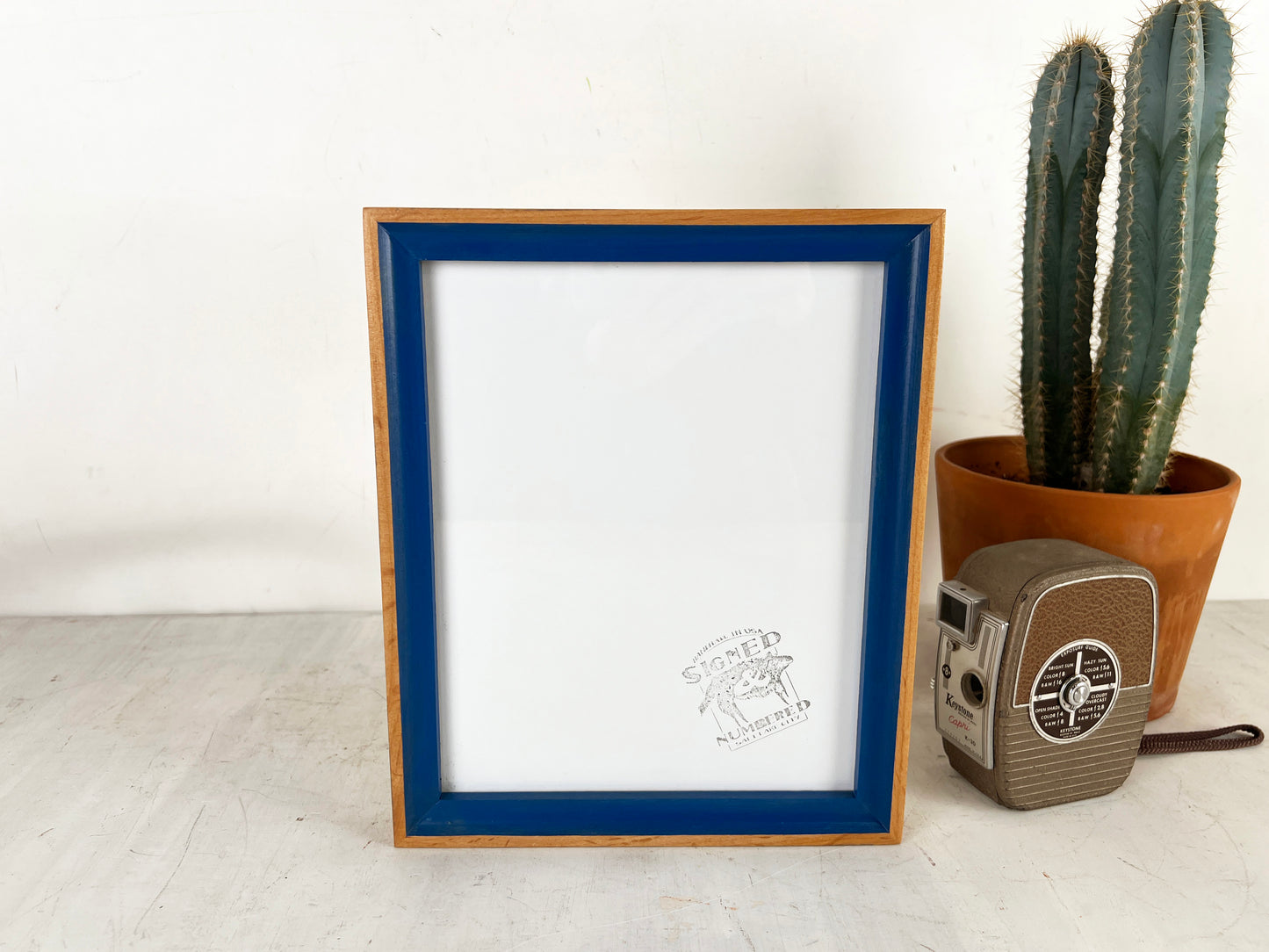 8x16" frame in Foxy Minus style - Choose your color - FREE SHIPPING