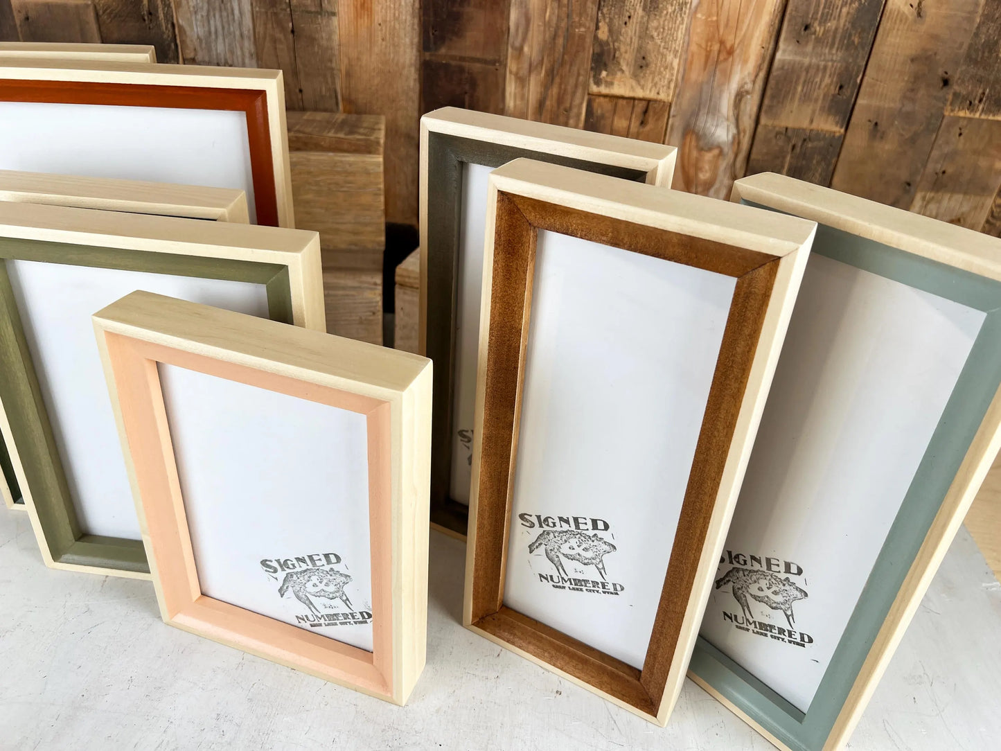 2x2" frame in Foxy Minus Poplar style - Choose your color - FREE SHIPPING