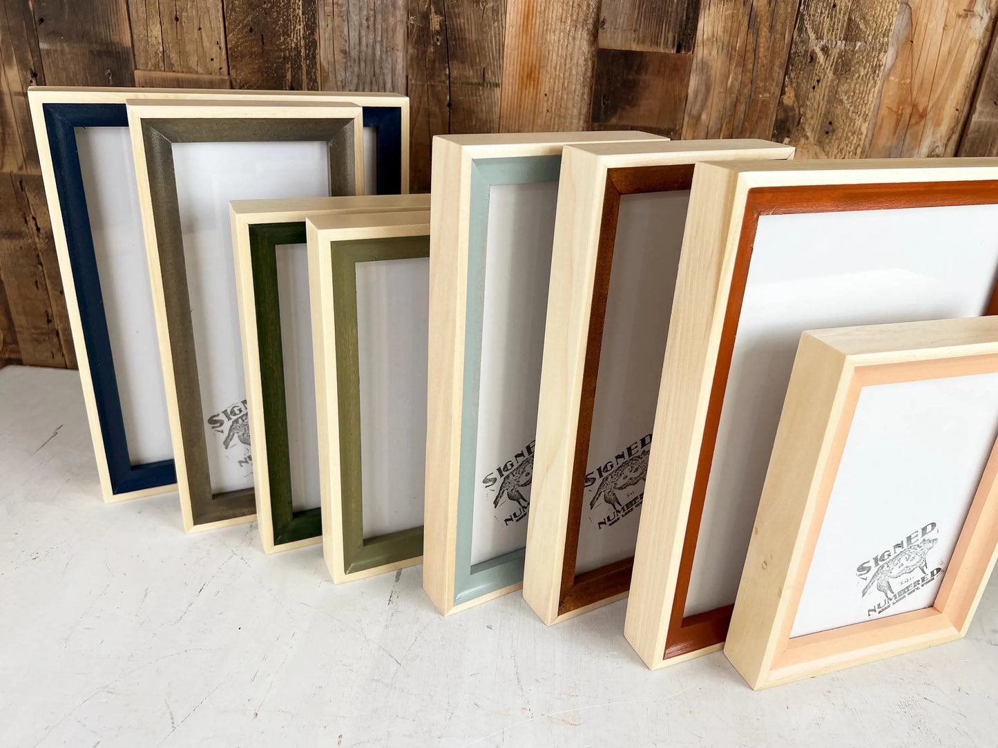 2x2" frame in Foxy Minus Poplar style - Choose your color - FREE SHIPPING