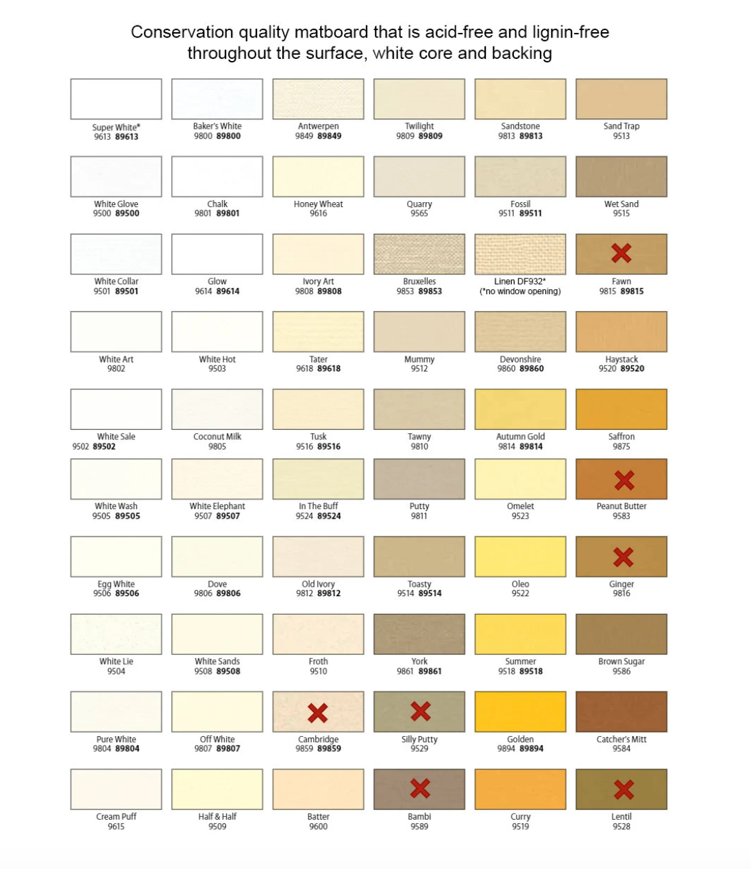 Set of 6 gallery style picture frames in 1x1 Flat - Choose your frame & mat color