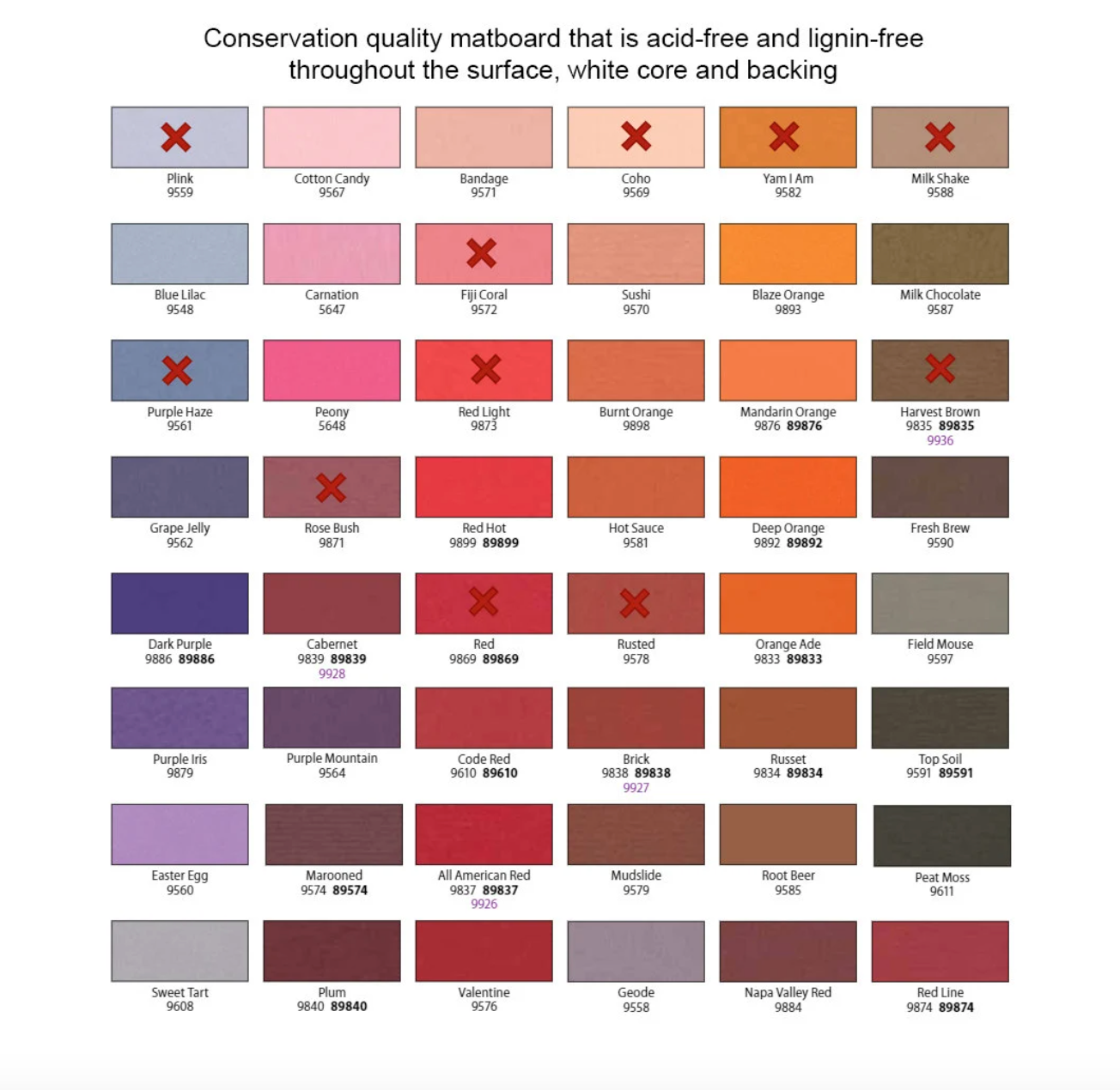 Set of 6 gallery style picture frames in 1x1 Flat - Choose your frame & mat color